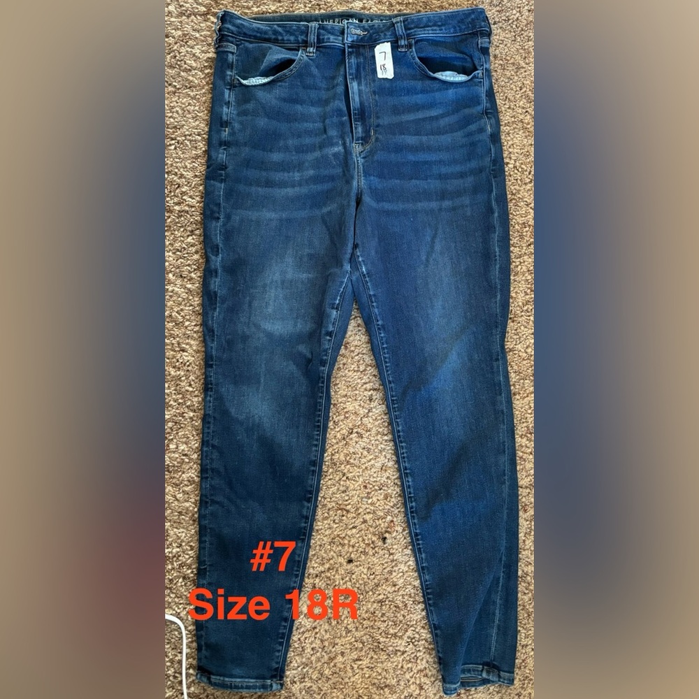 American Eagle Outfitters Indigo Straight Leg Jeans